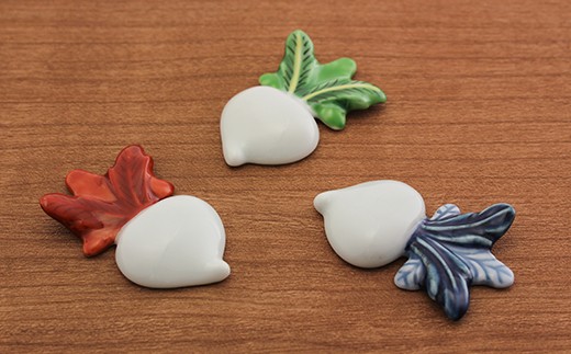 源右衛門窯 蕪絵 箸置 器 食器 はしおき 野菜 有田焼 35000円 