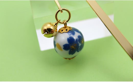 二宮閑山 有田焼ブックマーカー2個 桜紋様 青桜紋様 A12-198