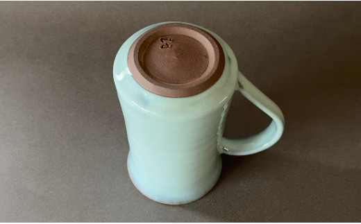 月白手付き小花瓶 有田焼 フラワーベース 花入れ 花器 プリ