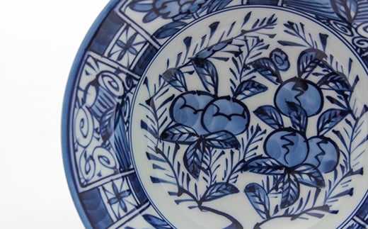 源右衛門窯 染付芙蓉手 鉢 器 食器 取鉢 サラダ 小鉢 染付 