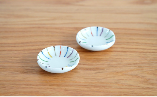 有田焼 オリジナル スープカップ＆レスト4点セット/染錦線