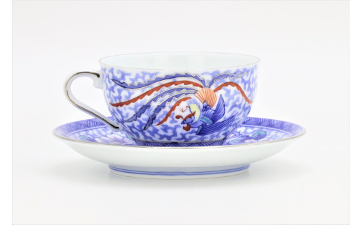 有田焼 禁裡御用（宮内庁）窯元 辻精磁社 【梓】浜茄子鳳