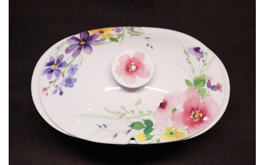 アウトレット 有田焼 熱々のまま食卓へ「UTSUWA美」花かれん