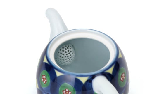 源右衛門窯 染錦丸紋 後手 急須 食器 お茶ポット ティーポ