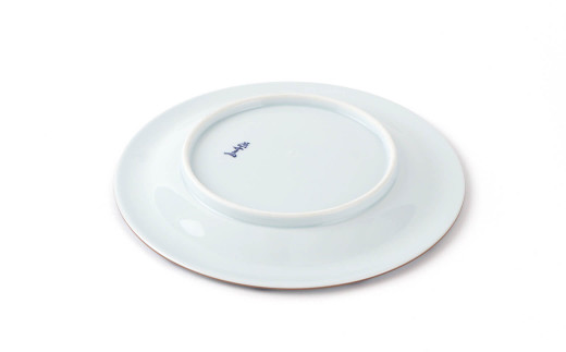 源右衛門窯 染錦波七宝文 皿 器 食器 盛皿 プレート 有田焼 