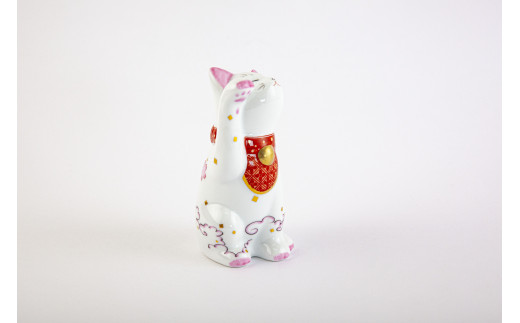 有田焼 招福猫 miw 撫子 子【賞美堂本店】オブジェ 置物 招