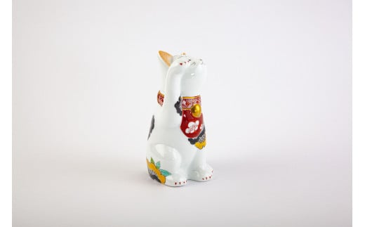 有田焼 招福猫 miw 椿 子【賞美堂本店】オブジェ 置物 招き