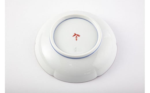 有田焼 其泉 赤玉瓔珞文 大小皿 各2枚セット【賞美堂本店】