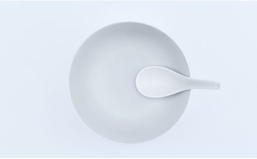 有田焼 究極のラーメン鉢 Colors グレイ レンゲ付【まるぶん