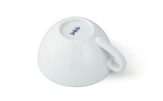 源右衛門窯 染付市松紋 スープ碗 器 食器 皿 デザートカッ