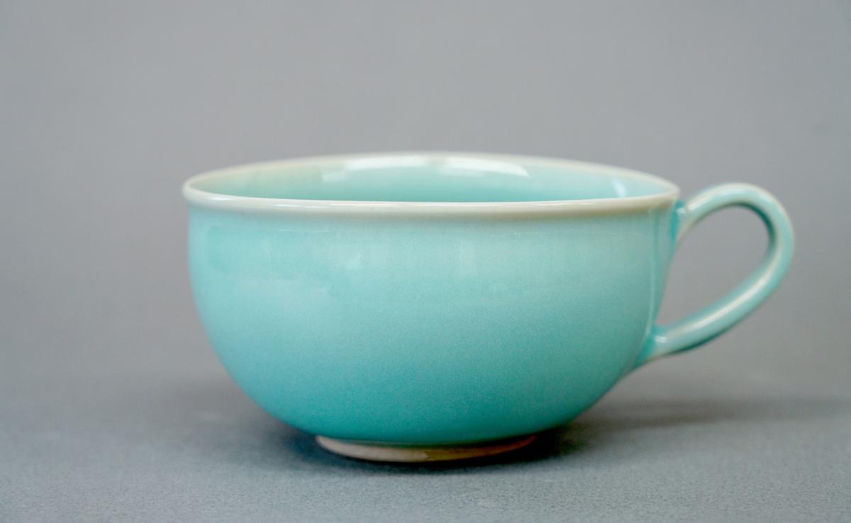 有田焼 翡翠スープ碗【梶原大敬 茂正工房】器 うつわ 食器 