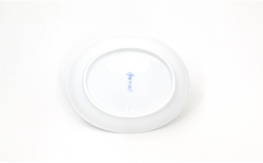 深川製磁 有田焼 ブルーワイナリー ペア楕円 和皿 ブルー＆