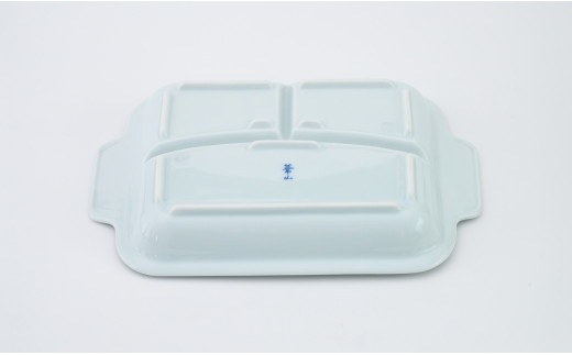 有田焼 おしゃれな仕切り付プレート おひなさま 子供食器 