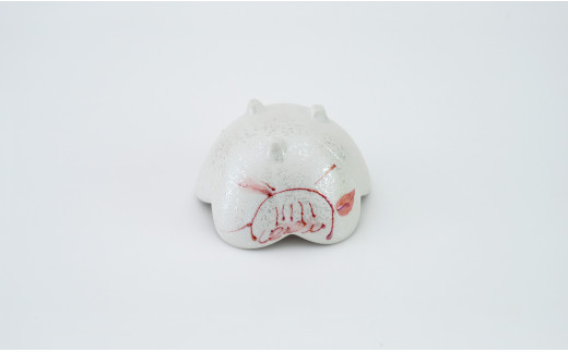 A35-260 有田焼 ラスター 花絵 花形 三ッ足 小鉢 3個セット 食