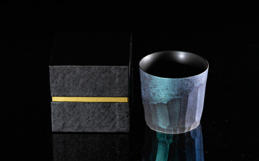 【泡が描く奇跡の模様】有田焼 麟 Lin Awa Old ロックカップ Em