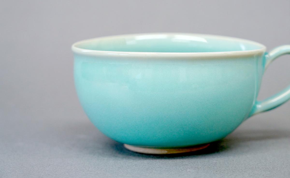 有田焼 翡翠スープ碗 2個セット【梶原大敬 茂正工房】器 う