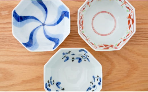 【宇賀なつみさんおすすめ！】有田焼 絵変わりリム八角深