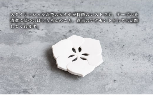 【切り紙文様のレリーフ】有田焼 樹葉蕾花 パスタランチセ