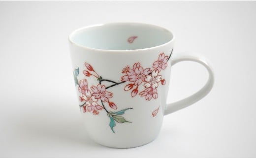 有田焼 桜文マグカップペア 【仁窯】 マグカップ ペア 桜 