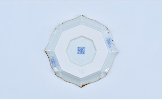 有田焼 間取芙蓉 輪花銘々皿 【まるぶん】 食器 うつわ 取