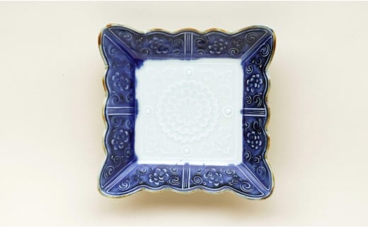 【アウトレット・デッドストック 】有田焼 フチサビ 青釉