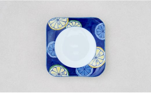 【はっしーさんおすすめ！】有田焼 染錦檸檬 皿【源右衛門