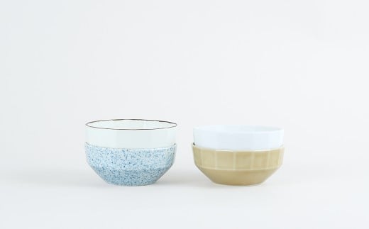 有田焼 10.5cm 十六角ボウル 4枚 セット【金善製陶所】小鉢 