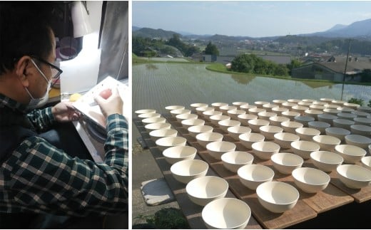 有田焼 輝くシリーズ スタイリッシュ！ 3点セット プラチナ