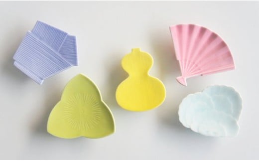ARITA PORCELAIN LAB(アリタポーセリンラボ) 吉祥小皿5枚セット 