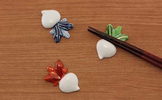 源右衛門窯 蕪絵 箸置 器 食器 はしおき 野菜 有田焼 35000円 