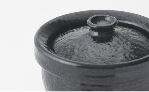 土鍋で炊くと米が甘くなる 「濃黒3合釜鍋 雑穀ご飯鍋」 ARIT