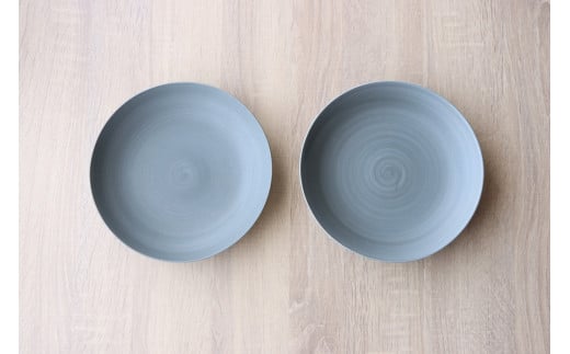 有田焼 Koselig-arita multi plate グレー プレート 2枚組 山忠 器 