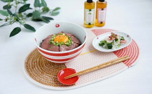 瑞峯窯 有田焼 駒筋ペア丼 【原重製陶所】どんぶり セット 