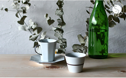 有田焼 白釉錆コーヒー碗皿&マルチカップ【ARITAYAKI-STORE】 