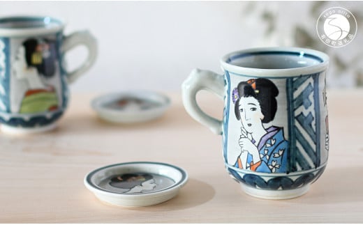 有田焼 竹久夢二マグ＆小皿セット【ARITAYAKI-STORE】 A24-117