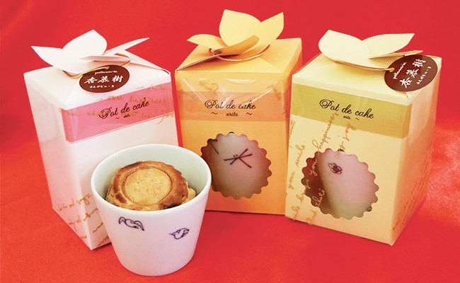 人気のお菓子屋さん♪ 杏慕樹 ポドケイク（青呉須・うつわ