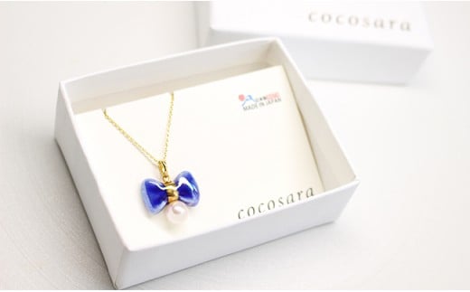 cocosara 有田焼アクセサリー ネックレス【ribbon】 A35-59