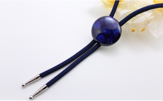 二宮閑山 有田焼ループタイ るりブルー 丸と角の2個セット