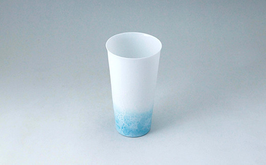 やま平窯元 エッグシェル タンブラーM 泡 Blue A22-88