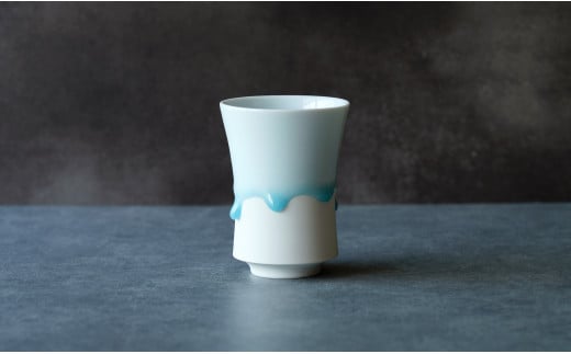 有田焼 雫グラス 筒形【西隆行】うつわ 器 食器 グラス 焼