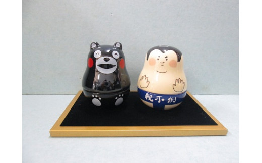 アリコ起き上がりこぼしお相撲さん・くまモンセット 有田