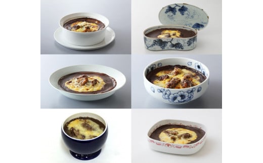 佐賀有田窯元6選×有田焼カレーうつわ付き【定期便全3回】