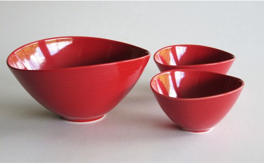 有田焼 赤釉 なぶり鉢セット ARITA PORCELAIN LAB【アリタポーセ