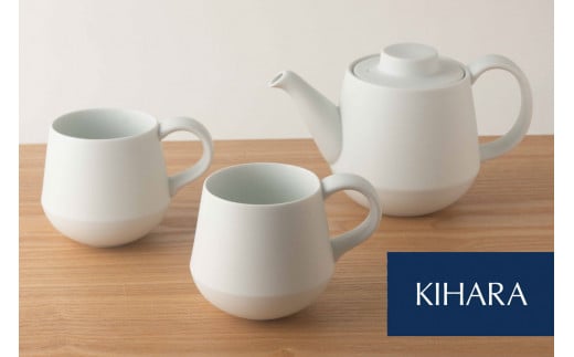 【雪のような質感のティーセット】 SOJI ポット ＆ マグカッ