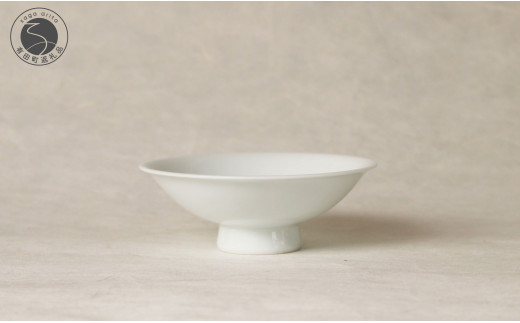 ろくろの現代の名工 矢鋪與左衛門作【白磁 平盃】有田焼