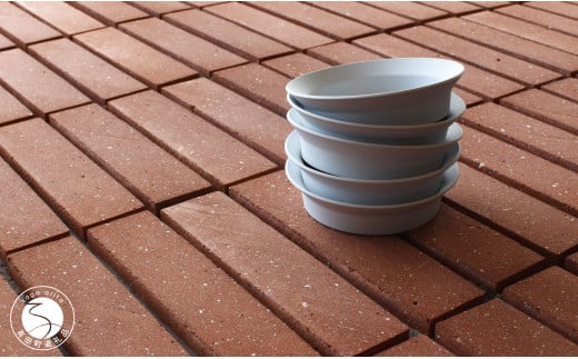 1616/ TY Round Deep Plate 120 Grey 5枚セット グレー ライトグレー