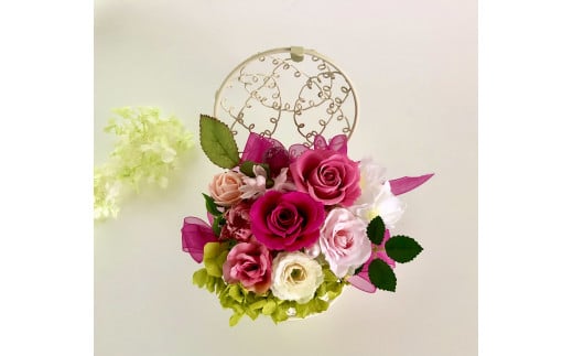 母の日の贈り物 プリザーブドフラワー ミルフルール・ロー