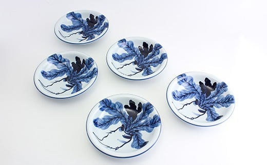 源右衛門窯 染付根菜図 器 食器 皿 カレー皿 根菜 有田焼 A11