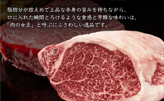 厳選・希少部位佐賀牛ヒレシャトーブリアン ブロック 500g 500g