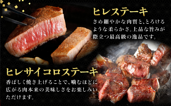 佐賀牛ヒレステーキ540g(180g×3枚) ヒレサイコロステーキ400g 計940g | ふるさと納税 佐賀 肉 お肉 牛肉 フィレ ヒレ ステーキ 贈答 プレゼント 国産 霜降り ギフト グルメ 国産牛 特産品 お祝い 贈り物 ステーキ肉 厚切り